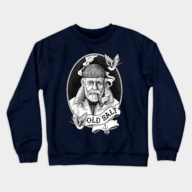 Old Salt Crewneck Sweatshirt by mattleckie